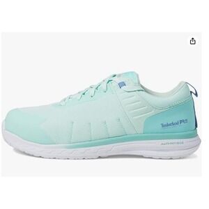 Timberland Pro Overdrive‎ NMT Comp Safety Toe Women's Teal Work Shoes Size 9 NEW
